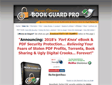 Tablet Screenshot of bookguardpro.com